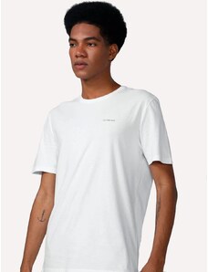 Camiseta Calvin Klein Jeans Masculina Black New Logo Branca