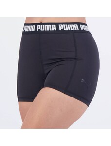 Shorts Puma Trains Strong 3 Feminino Preto e Branco