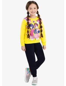 Rovi Kids Conjunto Infantil Blusão com Calça Amarelo