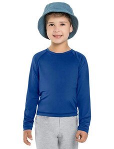 Brandili Camiseta Infantil Malha Uv Azul