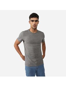 Basicamente Tech T-Shirt Impermeável Masculina Mescla Escuro