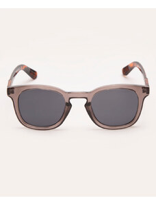 C&A óculos de sol oval clear triton cinza