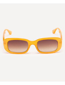 C&A óculos de sol quadrado laranja