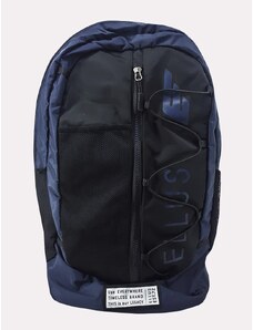 Mochila Ellus Backpack Nylon Sport Preta/Azul Marinho