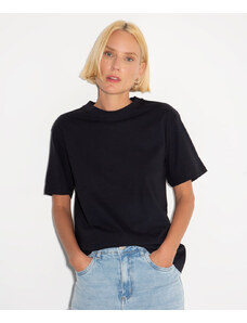 C&A camiseta básica de algodão mindset - preto