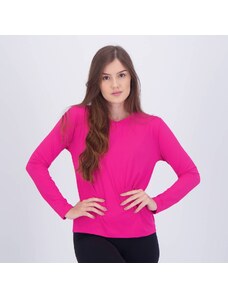 Camiseta Selene Proteção UV50+ Manga Longa Feminina Rosa