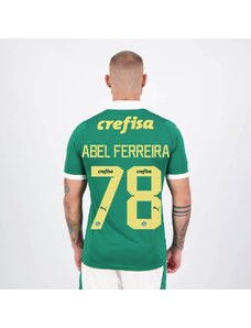 Camisa Puma Palmeiras I 2024 78 Abel Ferreira