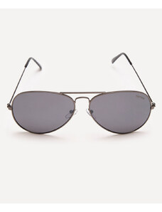 C&A óculos de sol aviador triton cinza