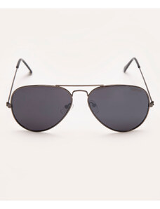 C&A óculos de sol aviador triton cinza