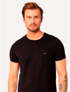 Camiseta Tommy Hilfiger Masculina Essential Cotton Preta