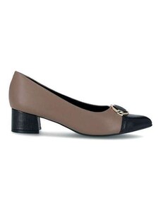 Sapato Scarpin Piccadilly Joanete 739051 Taupy Bege