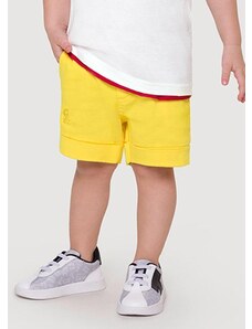 Tigor Bermuda Infantil Masculina Amarelo