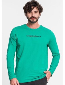 Diametro Camiseta Masculina Manga Longa Verde