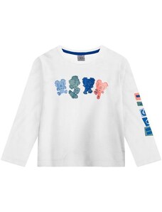 Tigor Camiseta Manga Longa Masculina Bebê Branco
