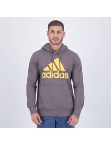 Moletom Adidas Big Logo Com Capuz Cinza