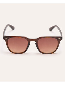 C&A óculos de sol redondo triton marrom