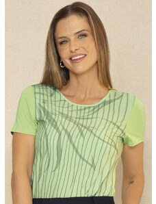 Cativa Blusa Feminina com Estampa Sublimática Verde