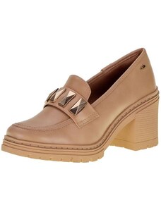 Sapato Feminino Loafer Salto Grosso Dakota - G5841 BEGE 38