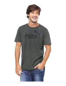 Camiseta Puma Essentials Heather Masculina - Cinza