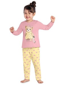 Kyly Pijama Brilha no Escuro Infantil Menina Rosa