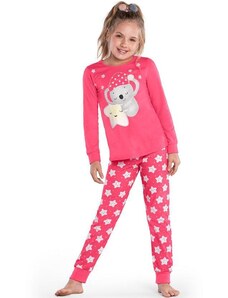 Kyly Pijama Brilha no Escuro Infantil Menina Rosa
