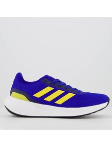 Tênis Adidas Runfalcon 3.0 Azul e Amarelo