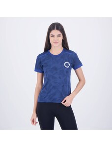 Braziline Camisa Cruzeiro Panoramic Feminina Marinho