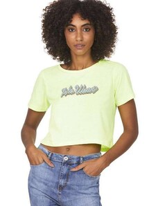 Camiseta Feminina Malha Neon Polo Wear Amarelo Médio Amarelo Médio