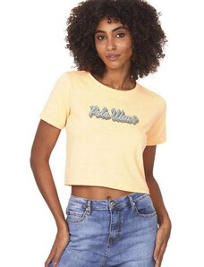 Camiseta Feminina Malha Neon Polo Wear Laranja Médio Laranja Médio