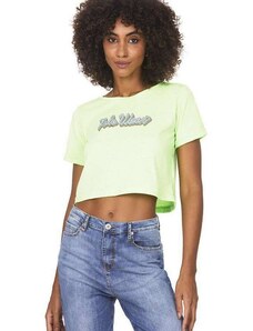 Camiseta Feminina Malha Neon Polo Wear Verde Médio Verde Médio