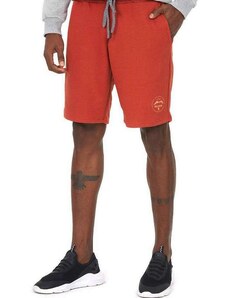 Bermuda Masculina Moletom Urban Style Polo Wear Marrom Médio Marrom Médio
