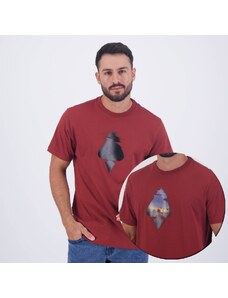 Camiseta MCD Horizonte Vermelho Escuro