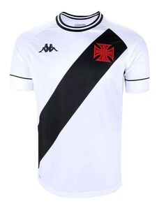 Camisa Kappa Vasco Oficial Ii 2020 Plus Size Masculina - Branco