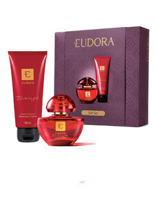 C&A kit presente eudora rouge eau de parfum 35ml + creme hidratante corporal 100ml