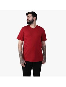 Basicamente Tech T-Shirt Anti Odor Gola V Plus Masculina Vermelho Escarlate