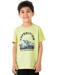 Malwee Kids Camiseta Expedition em Malha Menino Verde