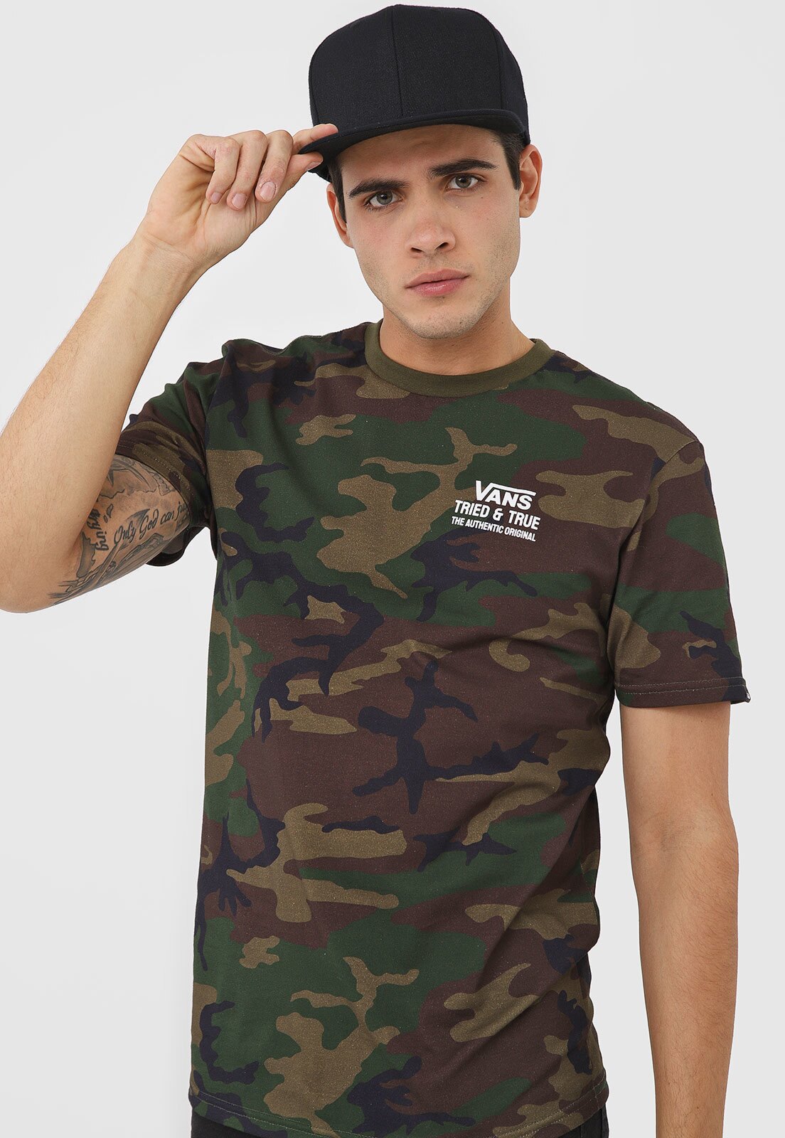 camisa camuflada vans