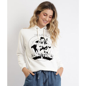 Moletom feminino looney sales tunes