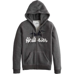 hollister embroidered moletom com capuz purple