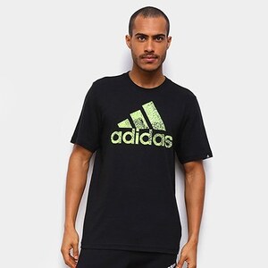 camiseta adidas logo pixo masculina