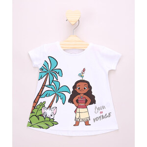 Moana Baby Cartoon infantil camiseta estampada, camiseta de