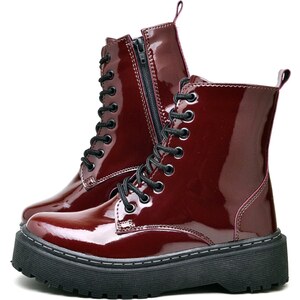 Bota coturno best sale feminina vinho