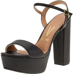 Sand lia Feminina Salto Alto Vizzano 6282455 PRETO 36 GLAMI .br