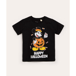 CAMISETA INFANTIL FILHO HALLOWEEN MICKEY MUMIA