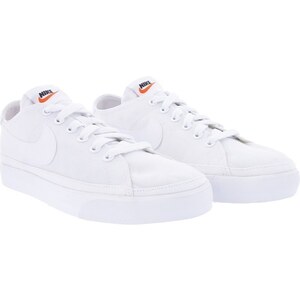 Tênis Nike Court Legacy Canvas Branco/Branco - Espaco Tenis