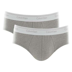 Kit com 2 Cuecas Slip Calvin Klein C11.01 Cz05-Cinza - GLAMI