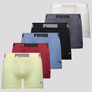 Cueca Boxer Puma Seamless Preta - FutFanatics