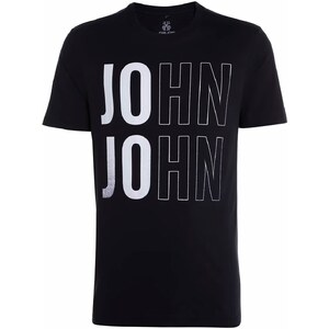 Camiseta John John Masculina Regular Logo Out Branca