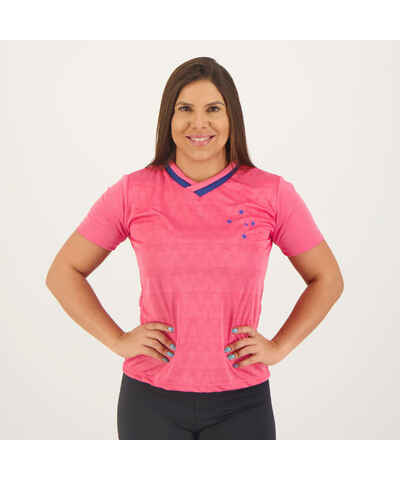 Camiseta New Balance Relentless Feminina Rosa - FutFanatics