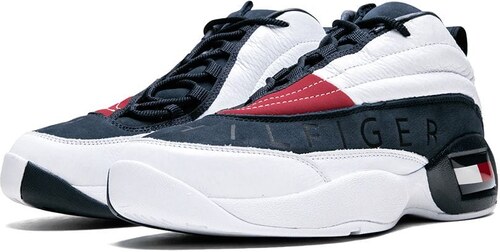 tommy hilfiger skew lux basketball sneaker